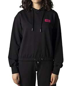 Fila Women's Burdur Cropped Hoody Sweatshirt (Medium Black Beauty) - £11.21 @ Amazon