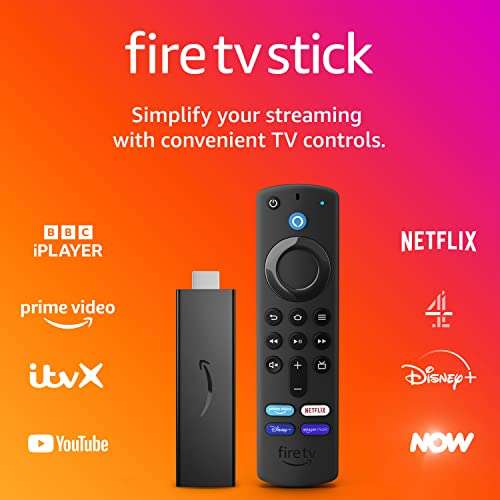 Fire TV Stick Lite, 4K, 4K Max with Alexa Voice Remote, TV Control From £24.99 to £44.99 @ Amazon