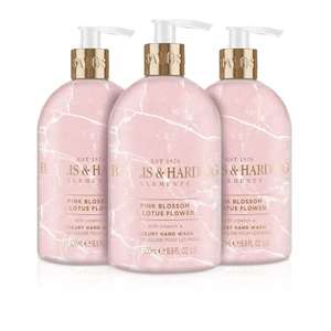 Baylis and Harding Elements Pink Blossom and Lotus Flower Hand Wash, 500 ml (Pack of 3) - Vegan Friendly £4.50 @ Amazon