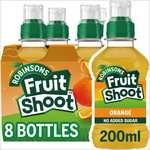 Robinsons Fruit Shoot Apple & Blackcurrant, Summerfruits, Orange No Added Sugar 8X200ml - £2.25 (Clubcard Price) @ Tesco