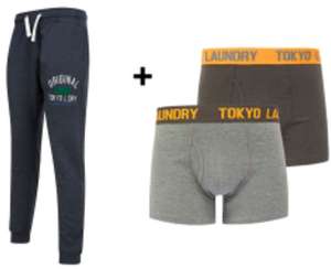 Joggers + 2 Pack Underwear for £18.99 + £2.80 delivery at Tokyo Laundry