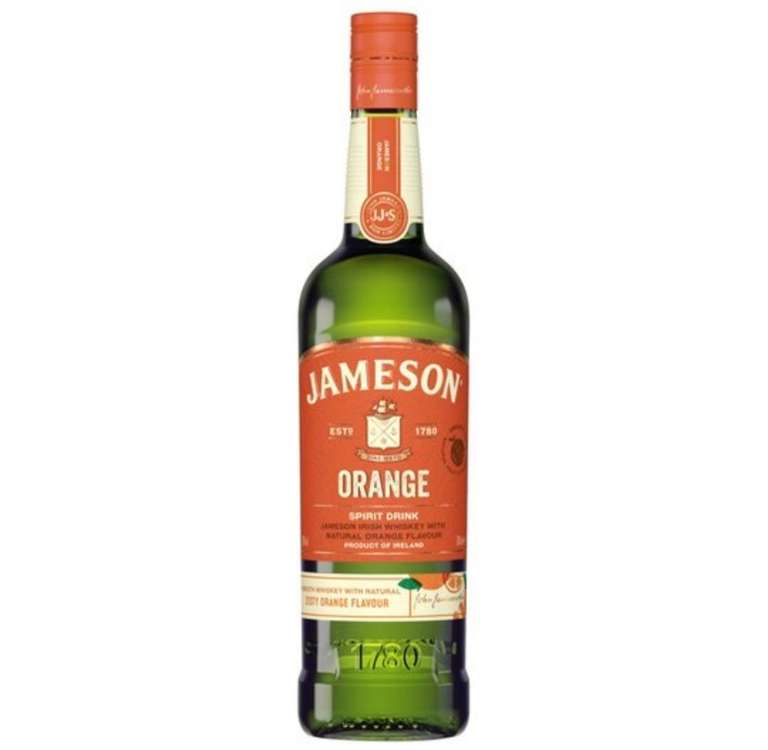 Jameson Orange Irish Whiskey 700Ml £15 Clubcard Price @ Tesco