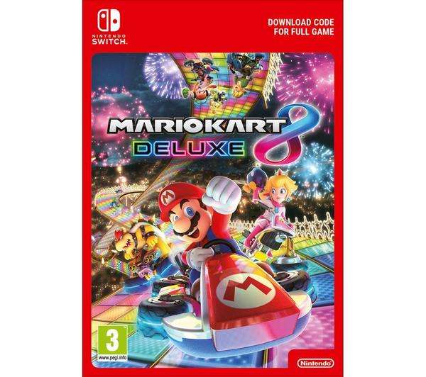 Nintendo Switch Console (Neon Red & Blue) + Mario Kart 8 Deluxe (digital) + Minecraft + 3 Month Online Membership = £254 with code @ Currys
