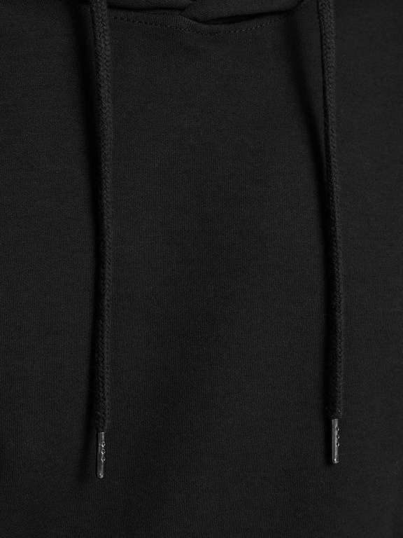 JACK & JONES Men's Jjebasic Noos Sweat Hood Sweatshirt - Black - XL