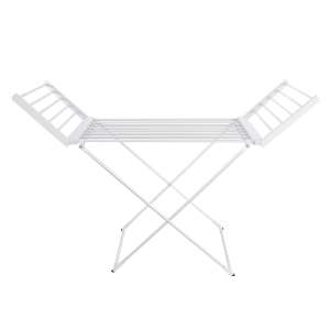 Status 220W Portable Heated Clothes Airer with Wings - Silver £39.99 Free Click & Collect / £4.95 Delivery at Robert Dyas