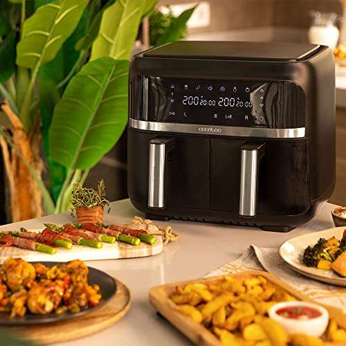 Cecotec Cecofry Advance Double 9L DUAL DRAW / 2850W Air Fryer £98.62  Delivered @  Germany