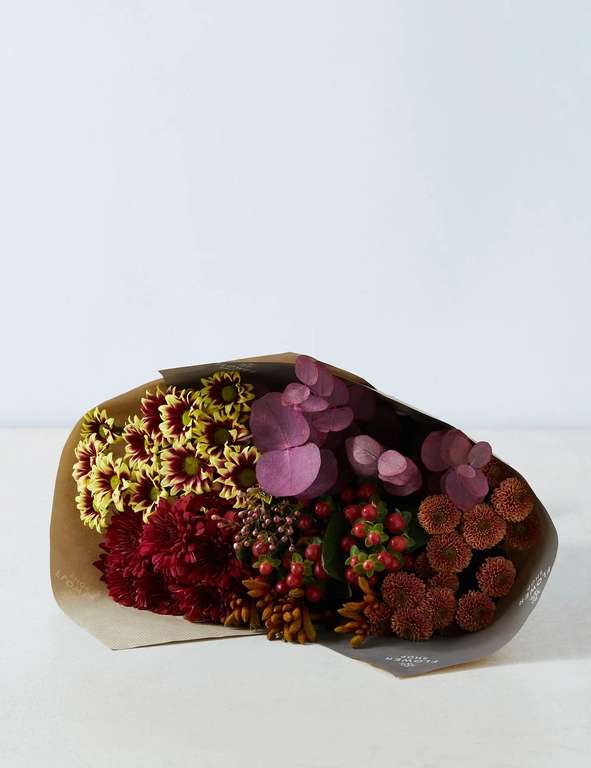 Christmas Colours Bouquet (Free Nominated Day Delivery until 24th December) £20 @ Marks & Spencer
