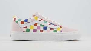 Vans Womens Multi Embroidered Checkerboard Trainers (Size 4 & 5) - £25 + free C&C / £3.99 delivery @ Office