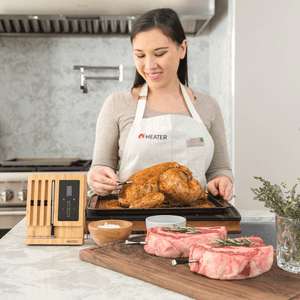 2 Probe MEATER Block (50 metre range) Premium WiFi Smart Meat Thermometer Honey Colour Sign up to newsletter for exclusive 10% code