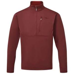 Men's RAB Geon Pullover Stretch Fleece, Oxblood Red (M-XXL)