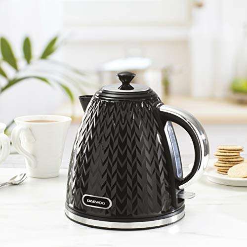 Daewoo SDA1773 Argyle Collection, 1.7L, Electric Kettle With Removable Lid and Filter