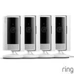 Ring Wired Indoor Camera (2nd Gen) Four Pack in Black / White