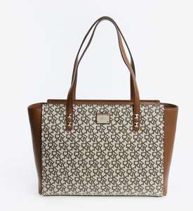 DKNY Taupe Motif Shoulder Bag £69.99 with free click and collect @ TK Maxx