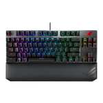 Asus ROG Strix Scope NX TKL Deluxe mechanical keyboard ( NX Red keys / Wired / Magnetic Wrist Rest / Aluminium Top-Plate )