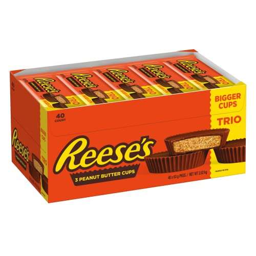 Reese's Peanut Butter Cups, Trio Pack of 40 x 63 g £26.11 with voucher @ Amazon