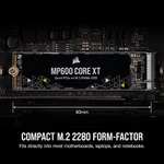 Corsair MP600 CORE XT 4TB M.2 PCIe Gen4 NVMe SSD (PS5 Compatible)