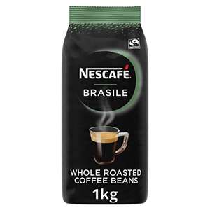 NESCAFÉ Brasile Coffee Beans | 100% Arabica | Single Origin | Fairtrade | 1kg Pack - £8.25 S&S