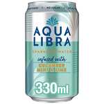 Aqua Libra Sparkling Water - Refreshing Cucumber, Mint and Lime 330ml x 24 cans - £11.23 S&S + 20% Voucher applied @ Checkout