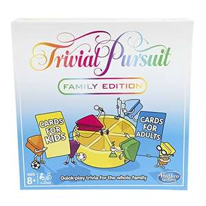 Hasbro Gaming Trivial Pursuit Family Edition Game - £11 (£5.50 after 50% cashback via Hasbro) @ Amazon