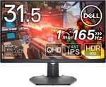 Dell 32 G3223D USB-C Gaming Monitor - QHD 2560 x 1440 at 165 Hz, 31.5", 1 ms, IPS, FreeSync, G-SYNC, 2 x HDMI, DP - w/Dell Advantage Code