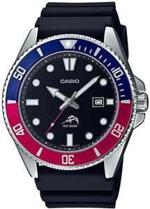 Casio Men's Duro Marlin MDV106-1AV 200 M WR Black Dive Watch (MDV106-1A) £45.31 delivered @ Amazon USA