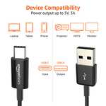 Amazon Basics USB Type-C to USB-A 2.0 Male Cable - (2.7 Meters) £4.93 @ Amazon