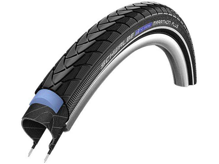 Schwalbe Marathon Plus Bike tyre 700x28c - Puncture Resistant Hybrid £28.02 Free Collection @ Halfords