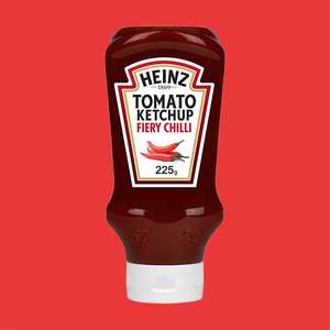 10 x Heinz Tomato Fiery Chilli Ketchup Sauce 255g Plastic Squeezy Bottles BBE Nov 2022 £7 + £1 Delivery @ Yankee Bundles