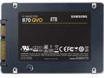Samsung 870 QVO 8 TB SATA 2.5 Inch Internal Solid State Drive (SSD) (MZ-77Q8T0), Black £378 Sold By Blue-Fish Fulfilled By Amazon