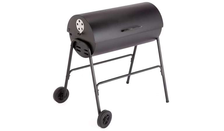 Argos Home Drum Charcoal BBQ With Cover & Utensils £55 Free Collection @ Argos
