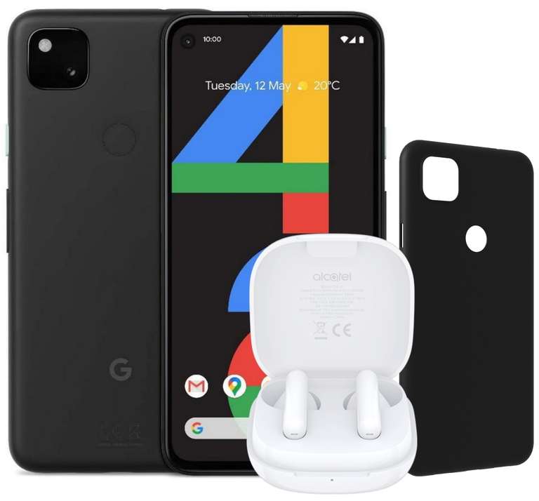 Google Pixel 4a 5G 6GB 128GB Fair Used Condition Smartphone +Free Alcatel S150 Headphones & Silicone Case £106.47 W/Code @ Clove Technology