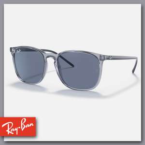Ray-Ban RB4387 Sunglasses (Blue Frame) With Free Express Delivery - Use Code