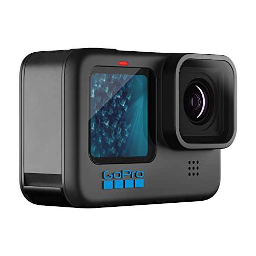 GoPro HERO11 Black - Waterproof Action Camera with 5.3K60 Ultra HD Video, 27MP Photos, 1/1.9" Image Sensor, Live Streaming, Webcam