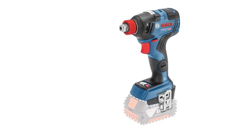 Bosch Professional 18V System GDX 18V-200 C cordless impact driver (max. torque: 200 Nm, incl. 2 x 5.0 Ah rechargeable batteries, in L-BOXX)