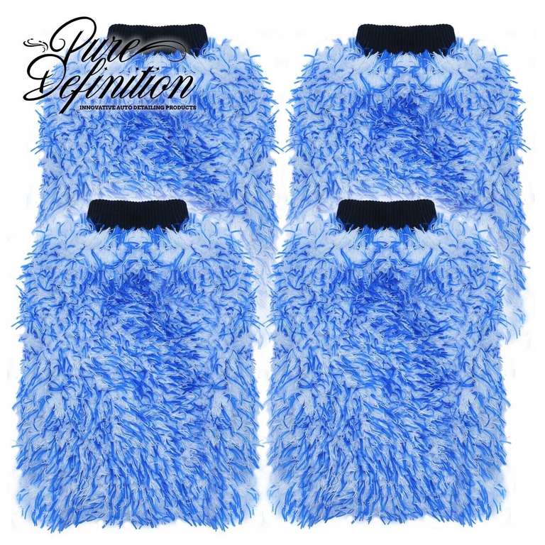 Pure Definition Microfibre Wash Mitt X 4 eBay sold by Pure Definition