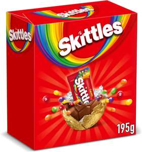 Skittles Large Egg Chocolate 195g - Expire 26 May 2024 - Minimum order £22.50