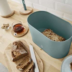 Swan Nordic Bread Bin With Bamboo Cutting Board Lid (Green Only) - £11.99 Click & Collect / £15.99 Delivered @ Currys