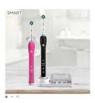 Duo Pack Oral-B Smart 4 4900 Electric Toothbrush 2 Handles w/code