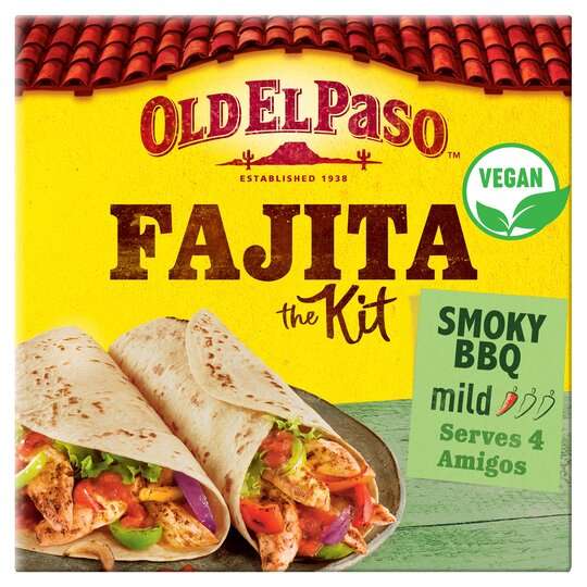 Old El Paso Smoky Bbq Fajita Dinner Kit 500G/Old El Paso Cheesy Baked Enchilada Dinner Kit 663G £2 Each (Clubcard Price) @ Tesco