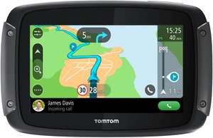 TomTom Motorcycle Sat Nav Rider 500, 4.3 Inch, with Motorcycle Specific Winding and Hilly Roads, Updates via Wi-Fi - £249.99 @ Amazon