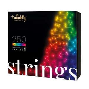 Twinkly Generation 2 Multicolour 250 RGB LED Christmas String Lights, free c&c