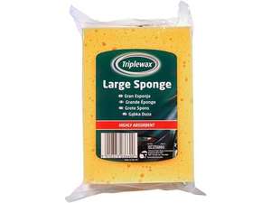 Triplewax Large Sponge - with free collection - 50p @ Halfords
