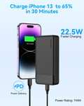 AsperX 22.5W Power Bank Fast Charging, [Charge 3 Devices at once] 20000mAh Battery Pack - Sold by JIAHONGJING STORE FBA