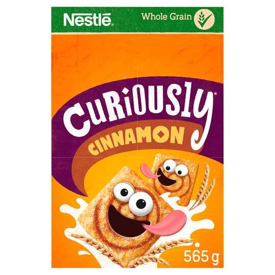 Curiously Cinnamon Cereal 565G £2.50 Clubcard Price @ Tesco