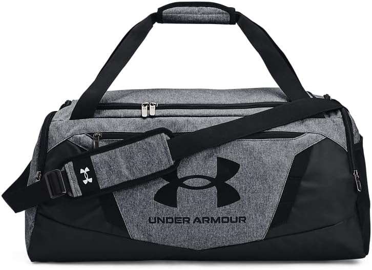 UA Undeniable 5.0 Duffle MD Gym Bag - Pitch Gray Medium Heather - One Size