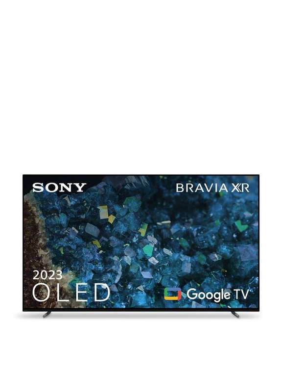 Sony Bravia XR XR77A80L (2023) OLED HDR 4K Ultra HD Smart Google TV, 77 inch with Youview/Freesat HD, Dolby Atmos & Acoustic Surface Audio+,