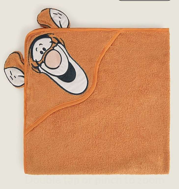 Disney Winnie the Pooh Tigger Orange Hooded Towel (FREE C&C)