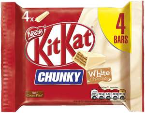 Kit Kat White Chocolate Chunky Bar, 160g 99p / 94p Subscribe & Save @ Amazon