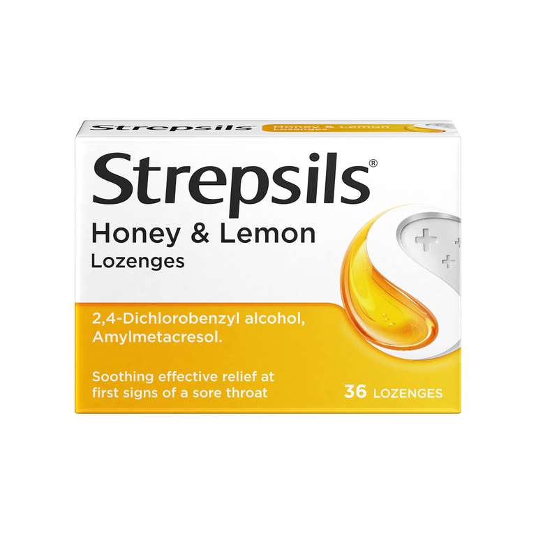 Strepsils Honey & Lemon Lozenges 36 pack