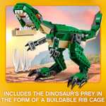 LEGO 31058 Creator Mighty Dinosaurs Toy, 3 in 1 Model, T. rex, Triceratops and Pterodactyl Dinosaur Figures,